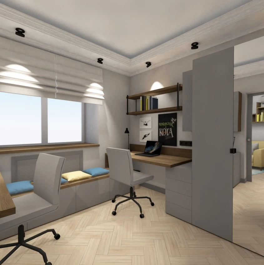 Детская комната для двух братьев