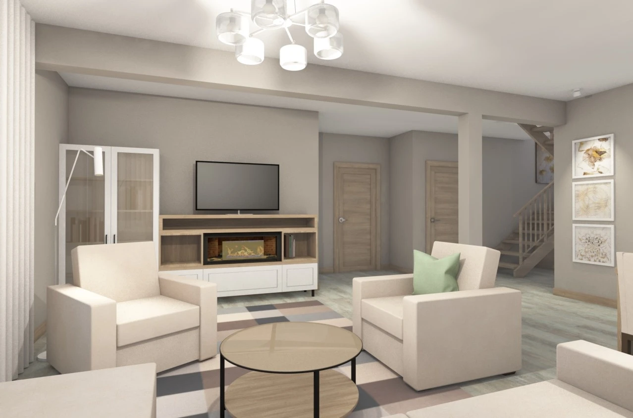 Проект первого этажа загородного дома