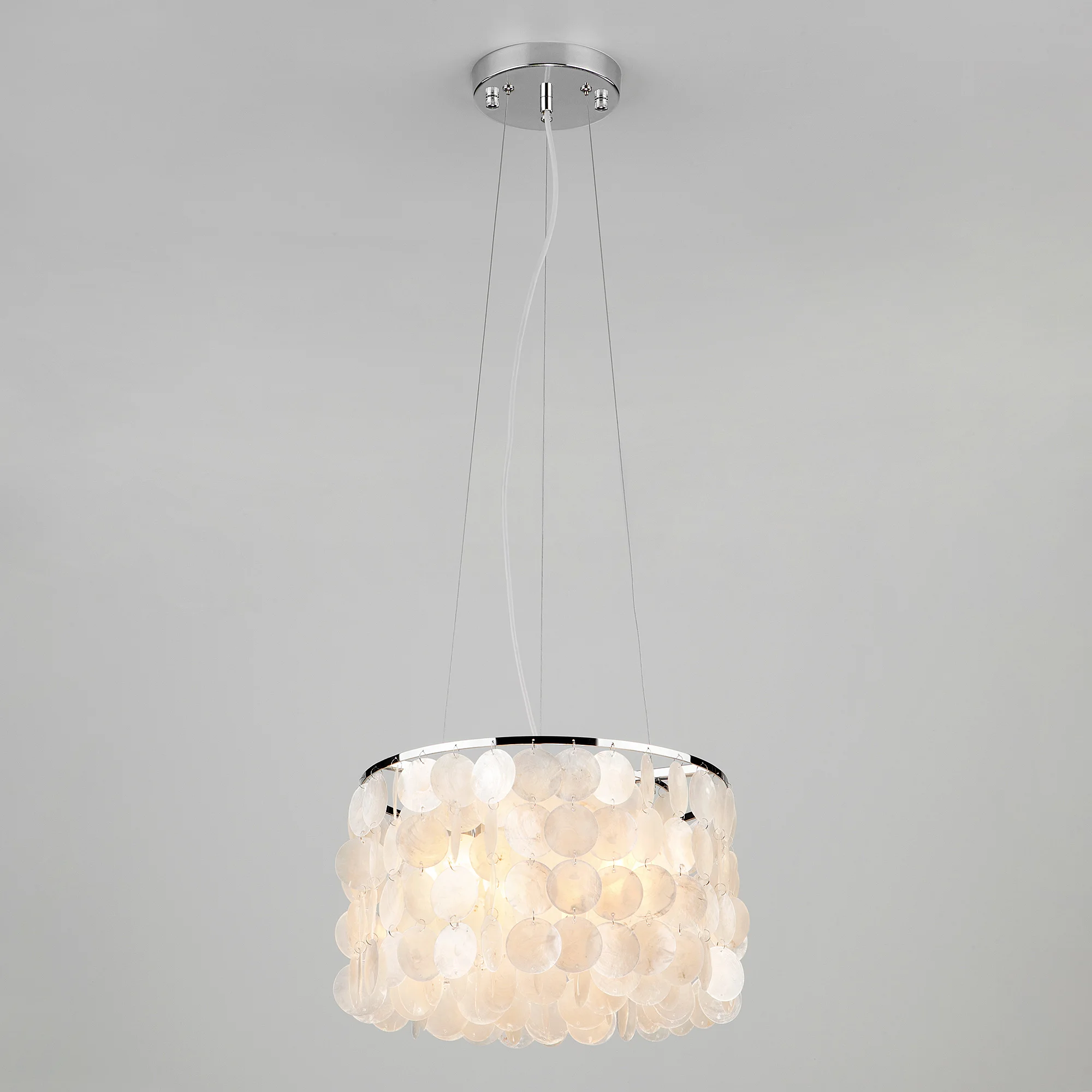 Светильник подвесной Eurosvet Sandra 60005/3 хром/перламутр