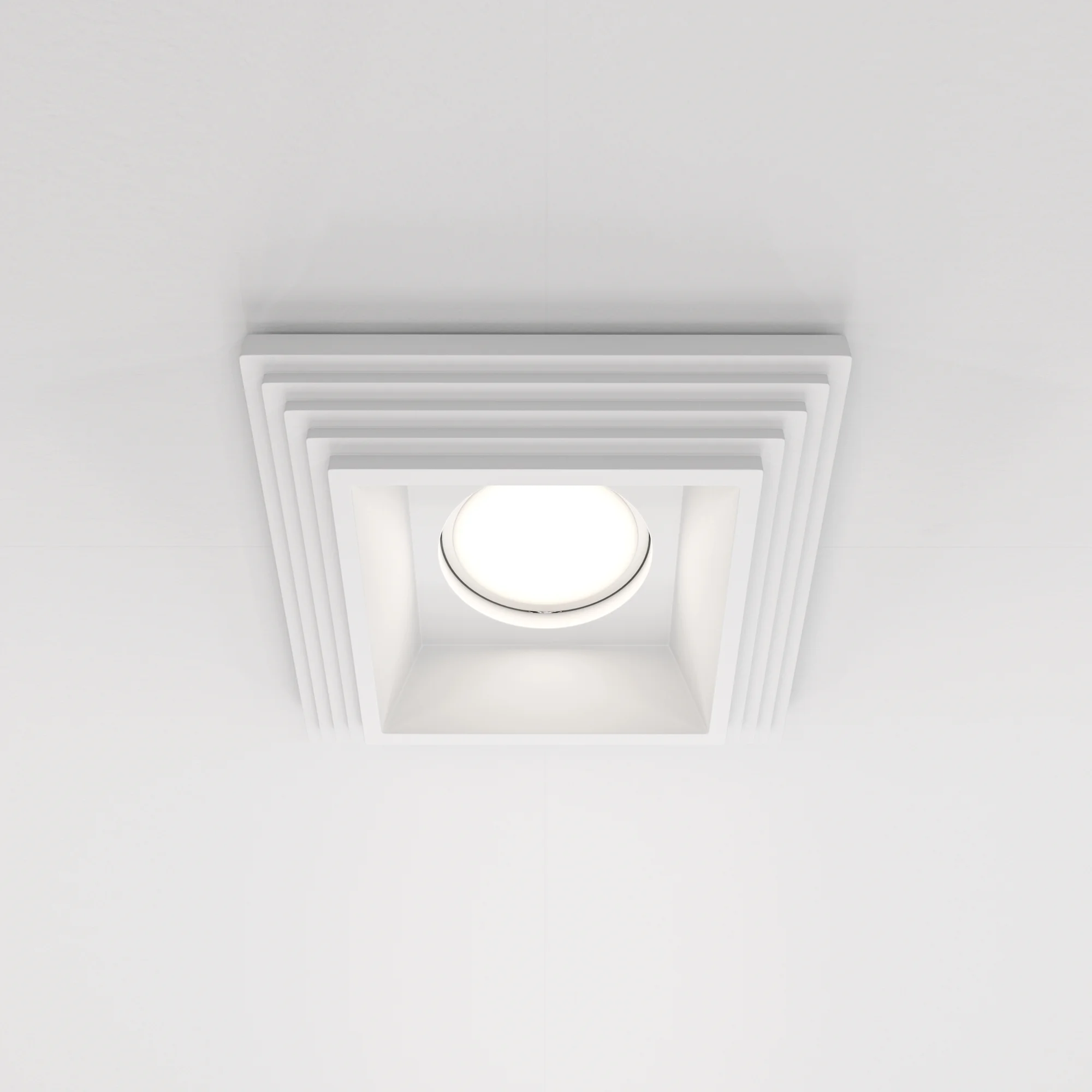 Встраиваемый светильник с узорами Gyps DL005-1-01-W Maytoni