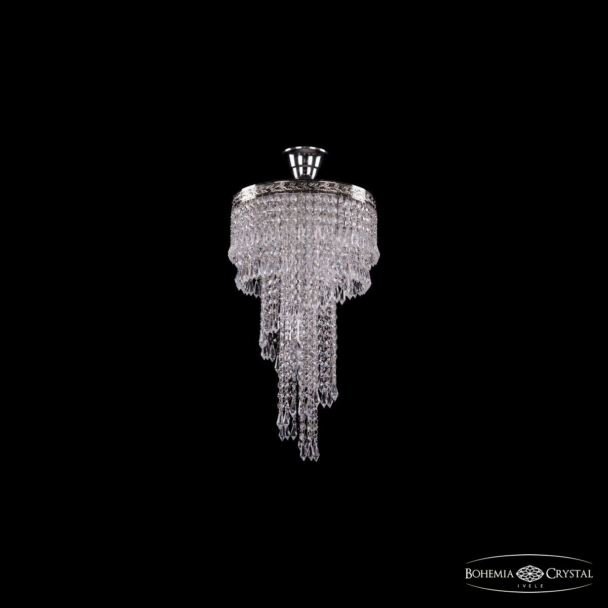 Люстра каскадная Bohemia 8311 8311/30-50 Ni
