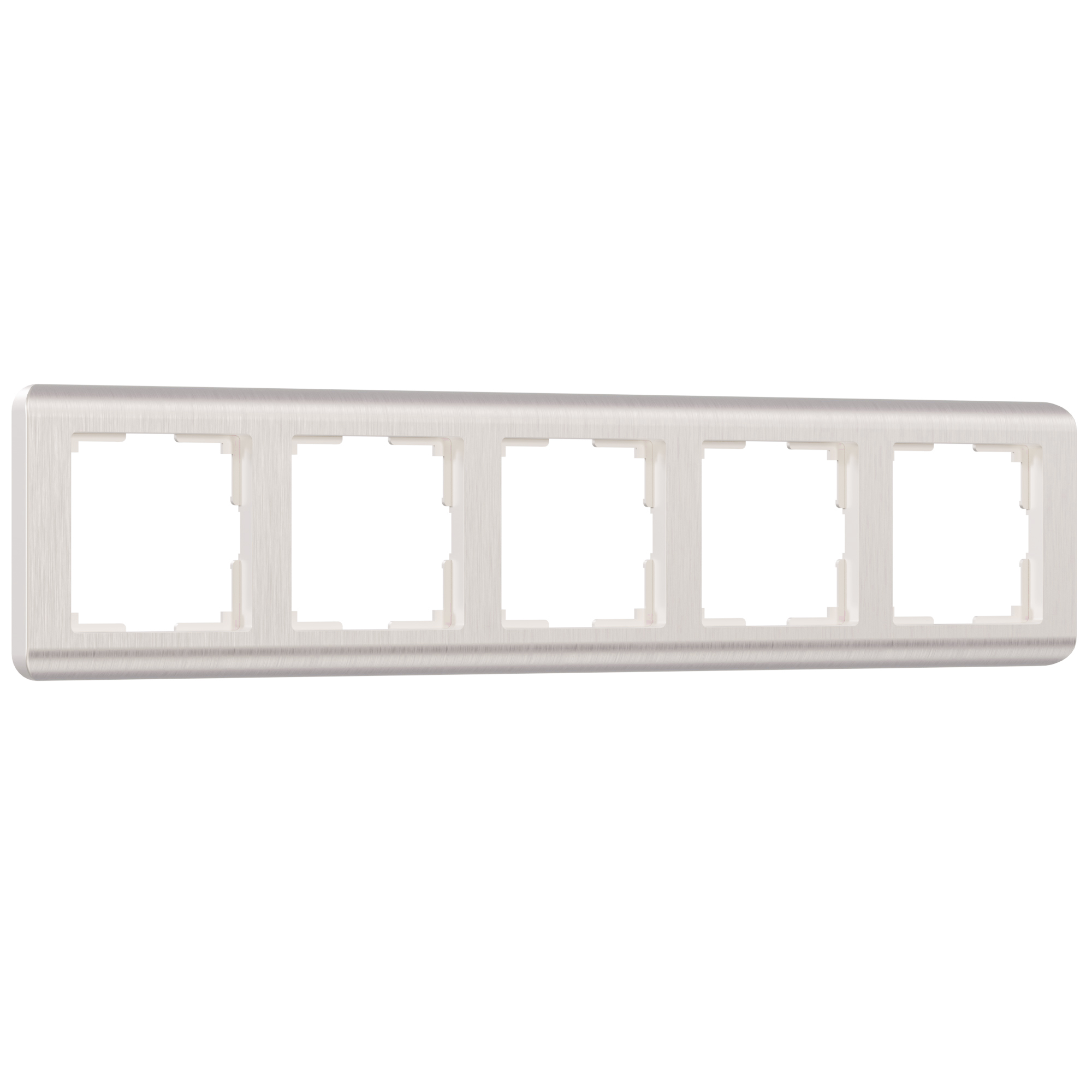 Рамка Werkel W0052113/ Рамка на 5 постов Stream (перламутровый)