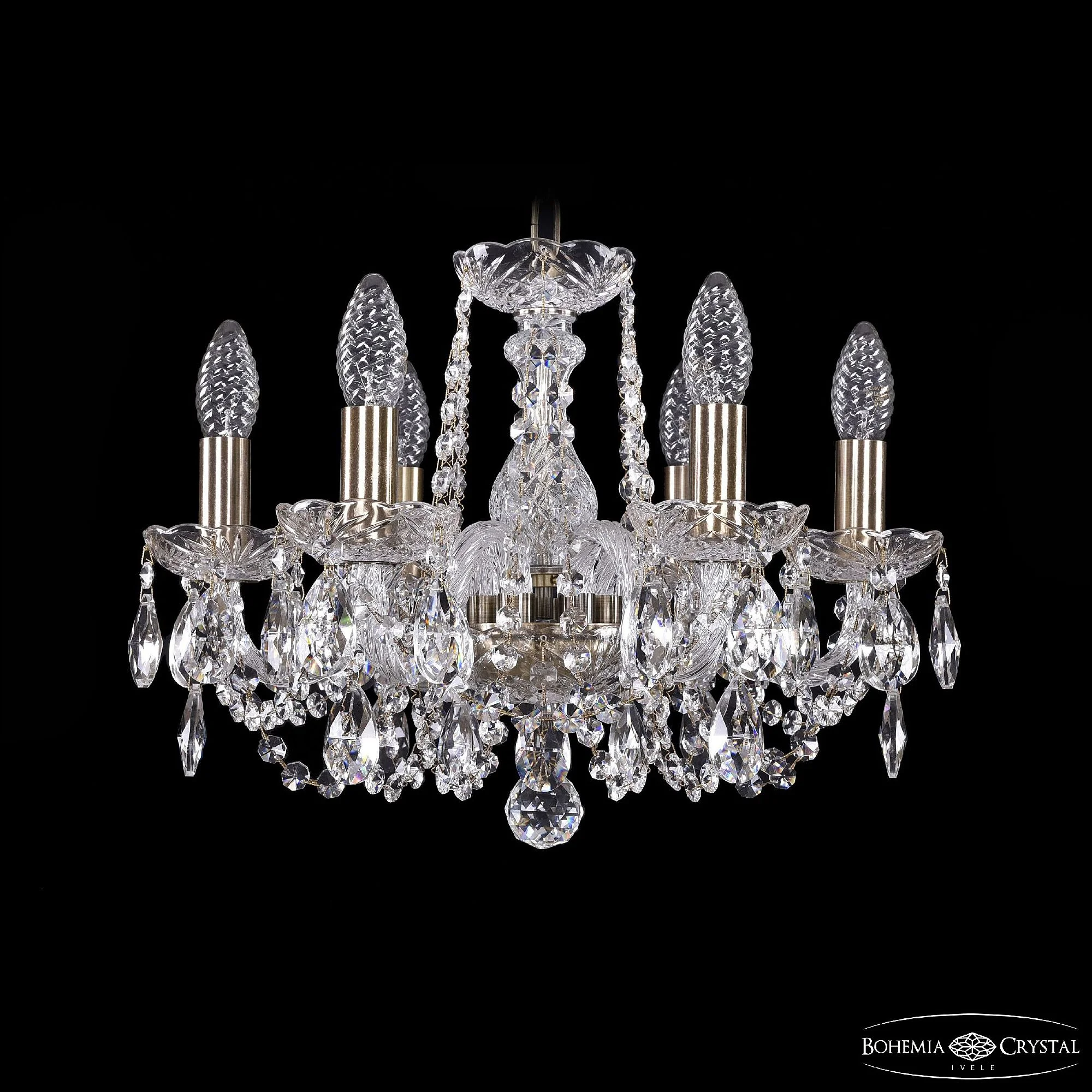 Подвесная хрустальная люстра 1402 Bohemia 1402/6/141 Pa