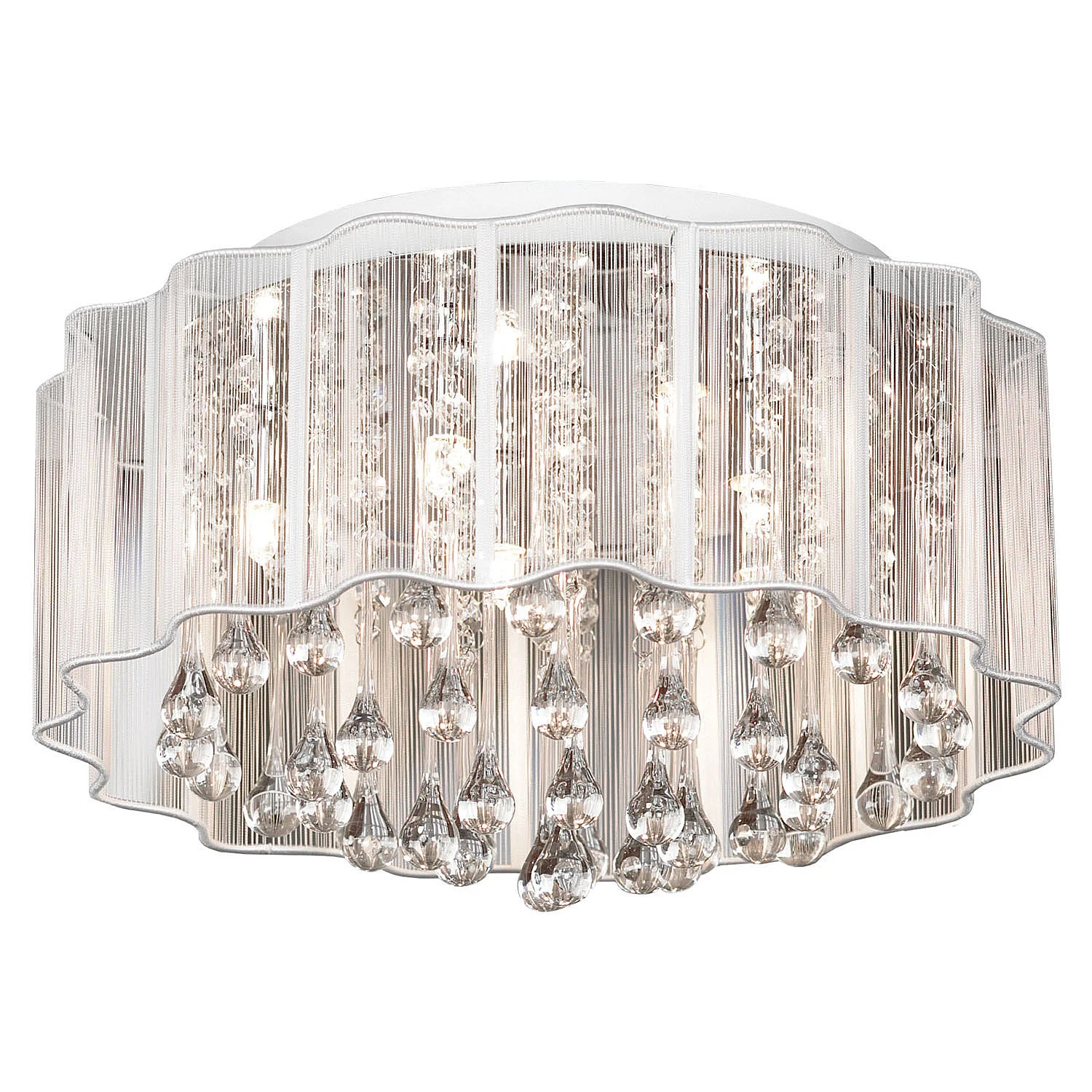 Потолочная хрустальная люстра Lussole Brookside LSL-3307-06