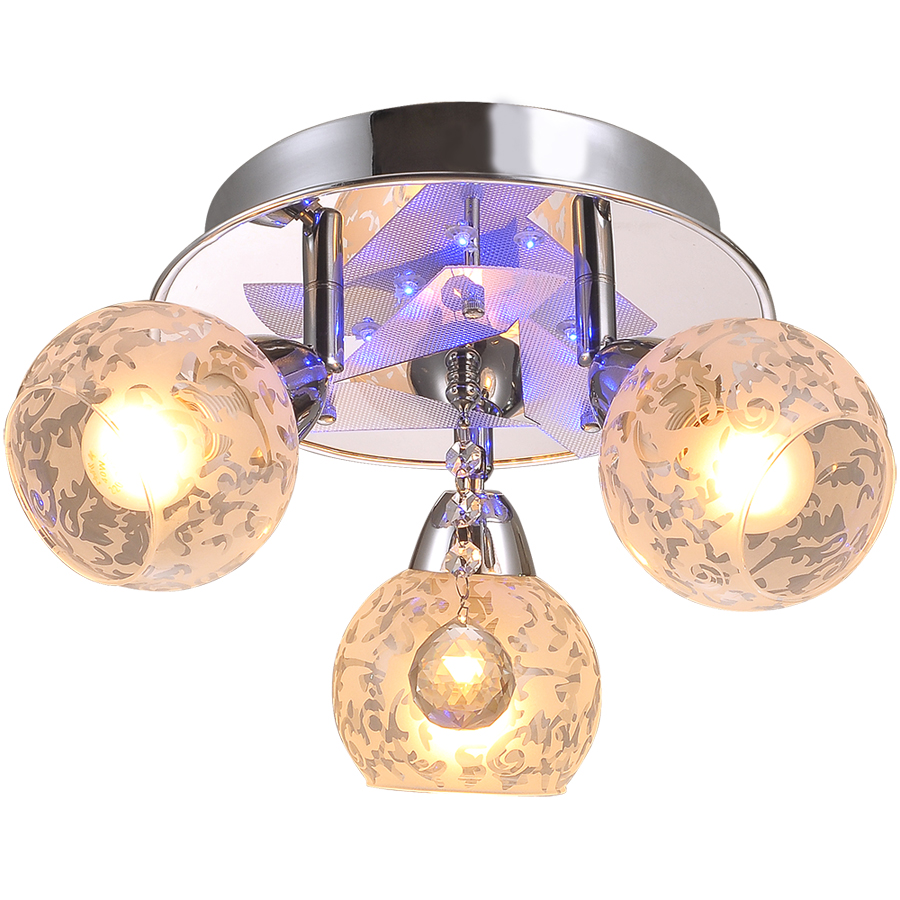 Потолочная люстра с пультом Abilene ID lamp 200/3PF-Chrome