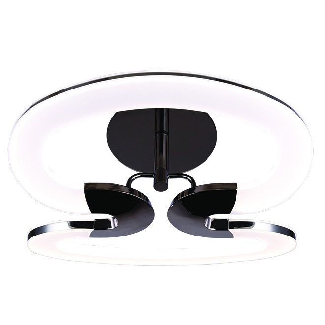 Потолочная светодиодная люстра Gala ID lamp 410/2PF-LEDWetasphalt